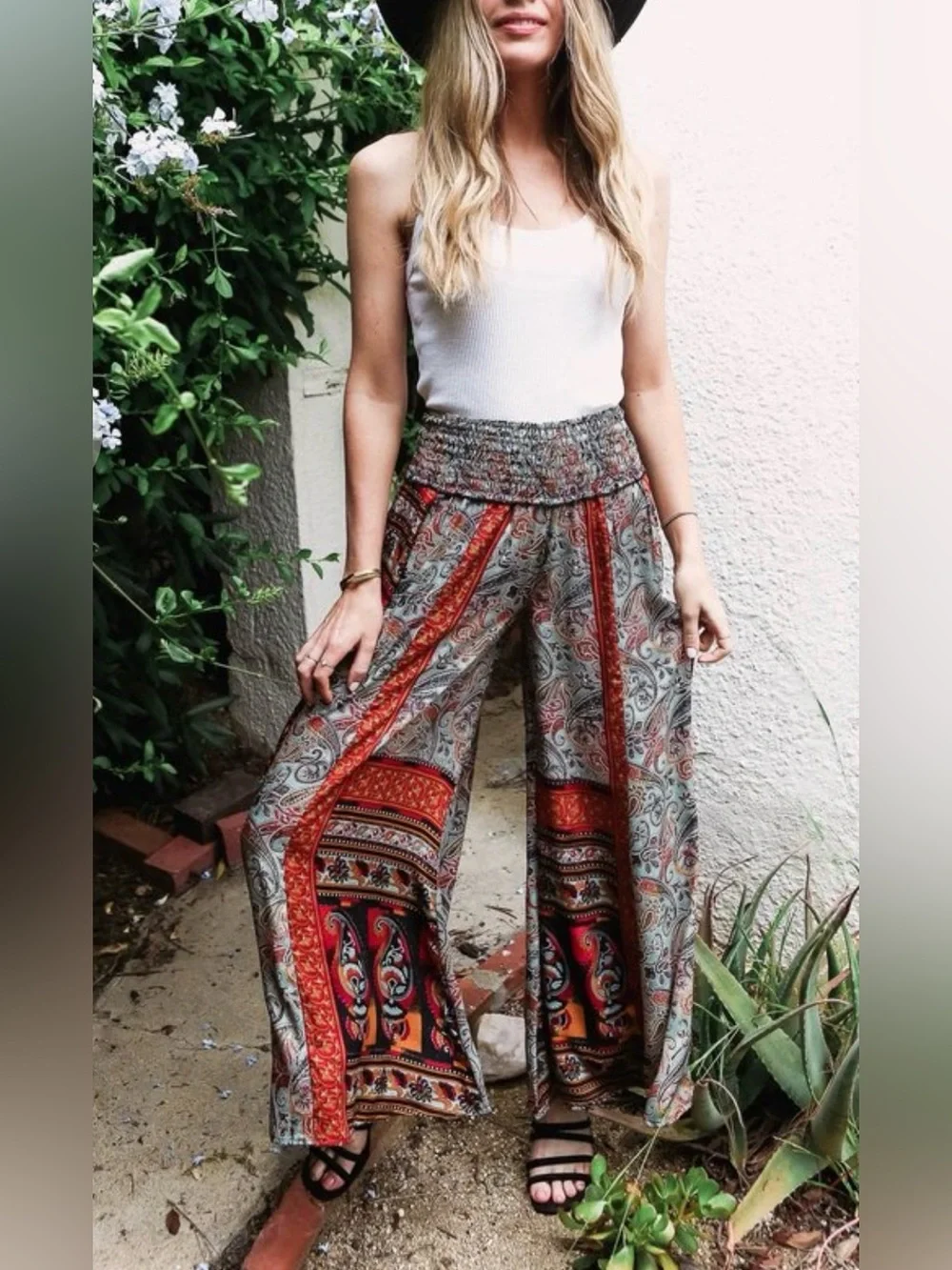 Karma Highway Wide Leg Breezy Palazzo Pants